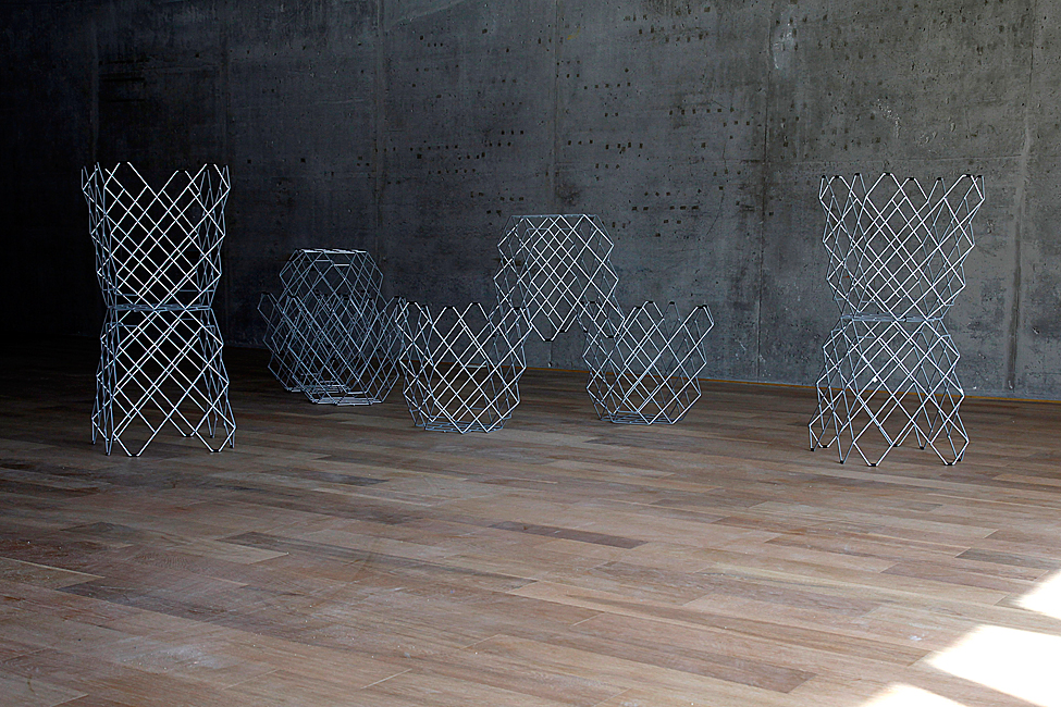 Chaises créés pour le musée MACBA, Buenos Aires